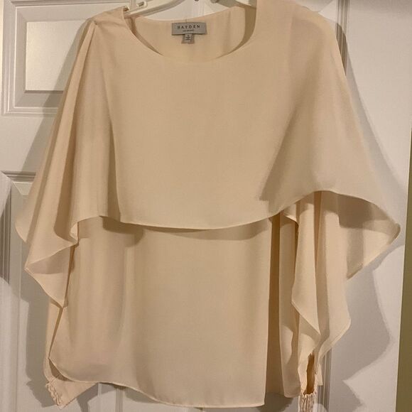 Hayden Los Angeles size small unique design long (open) sleeve blouse - Picture 1 of 10